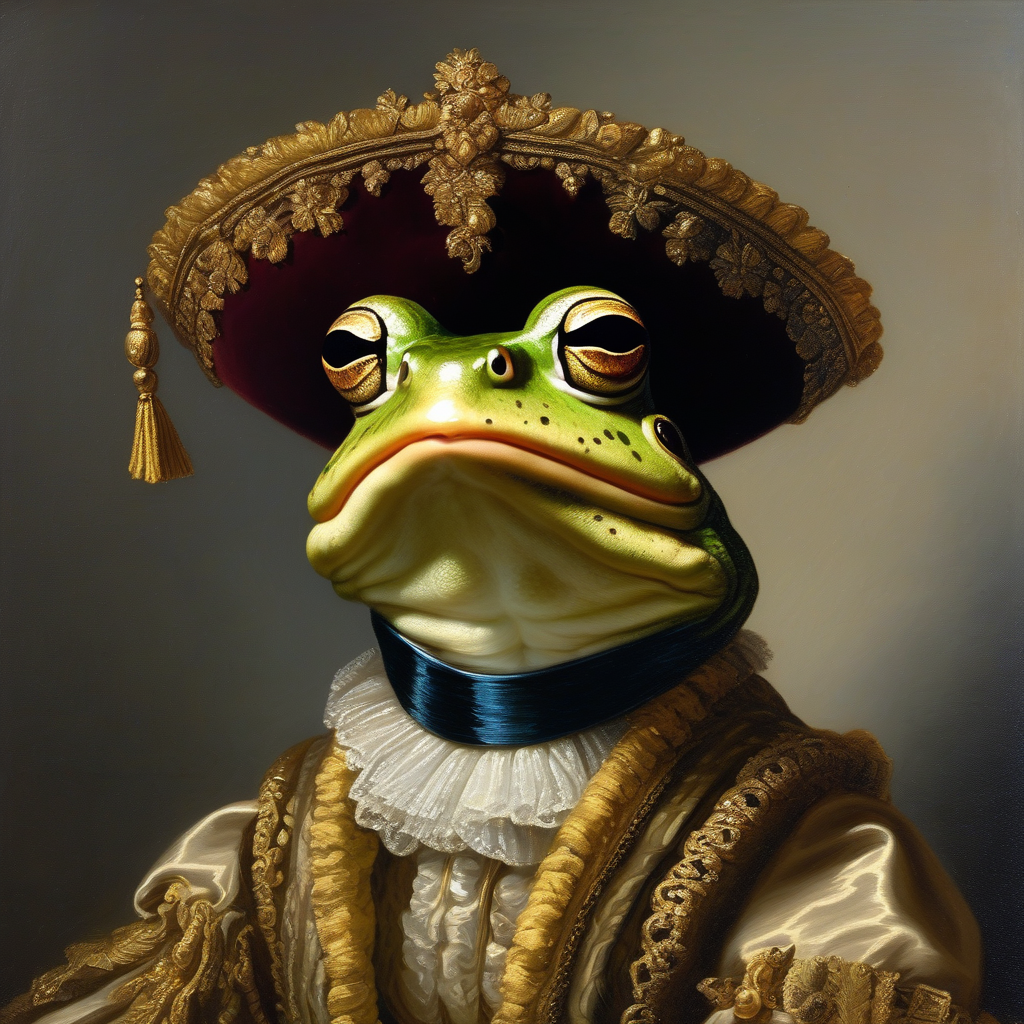 A Very Serious Frog