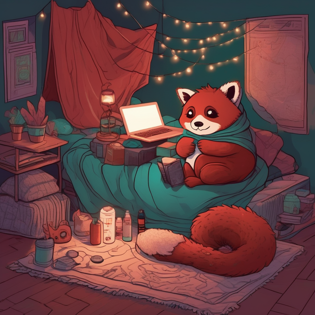 Blanket Fort, String Lights