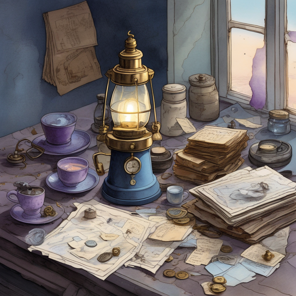 The Keeper's Desk at Dawn