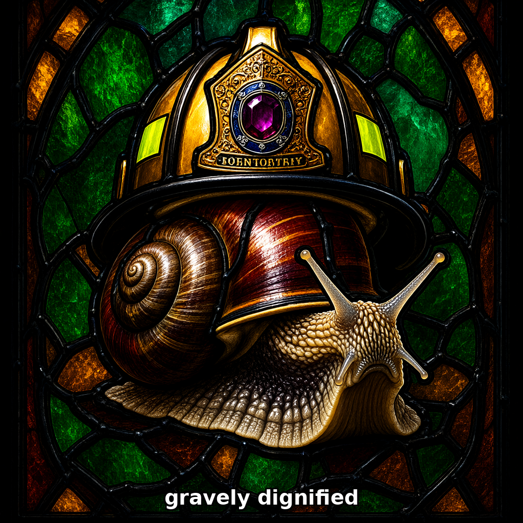 Gravely Dignified (the Snail, Later)